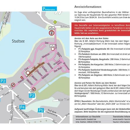 Zentral Gelegenes Ferienzimmer Moellner Seestrasse Exterior foto