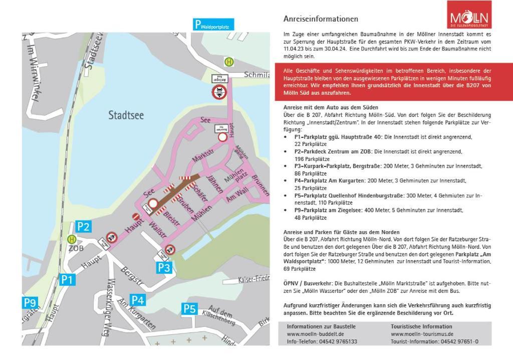 Zentral Gelegenes Ferienzimmer Moellner Seestrasse Exterior foto